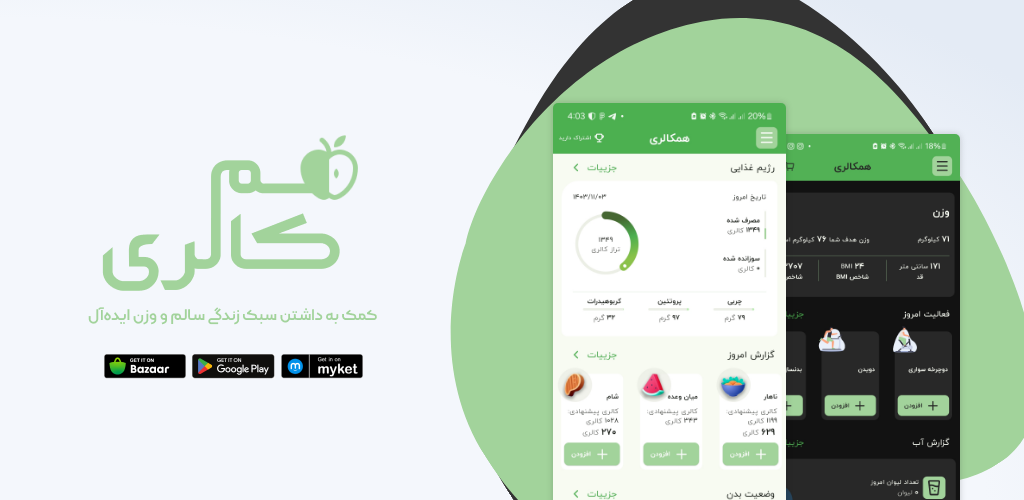  برنامه رژیم غذایی آنلاین