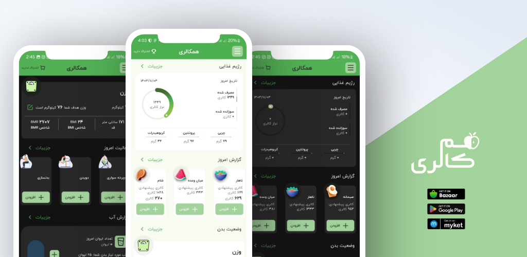 کالری شمار آنلاین